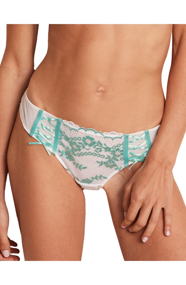 Adore Me Sydnie Bikini Panties, Main, color, White