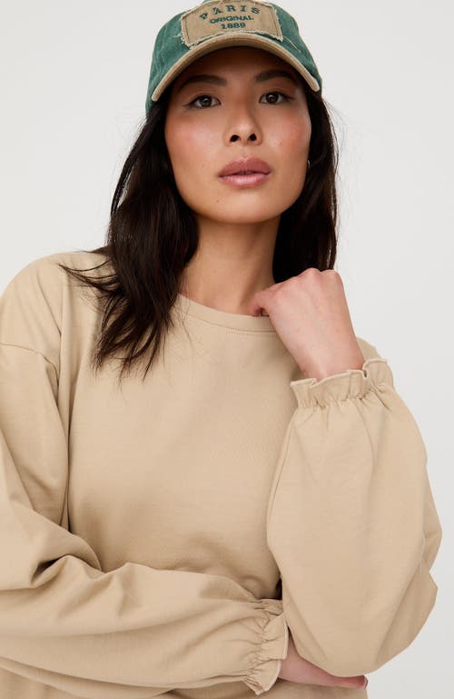 Turtledove London Organic Cotton Ivy Sweatshirt In Brown