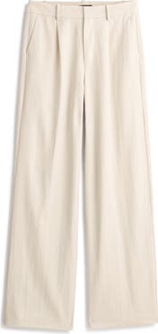 Madewell Slouchy Straight Leg Twill Pants