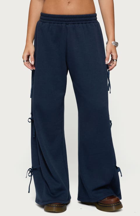 Claudette Ribbon Baggy Sweatpants