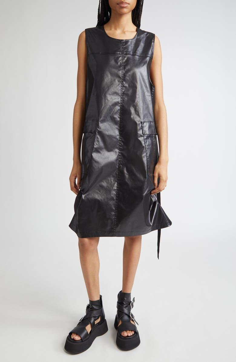 Junya Watanabe Mixed Media Cargo Dress, Main, color, 