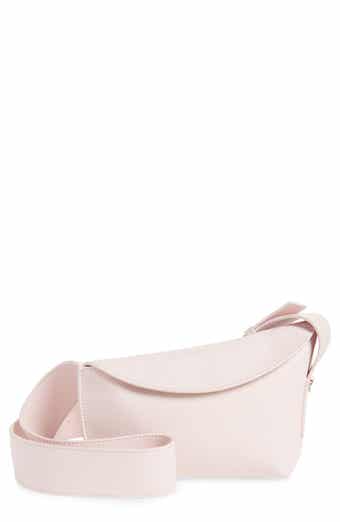 McQueen T-Bar Sling Asymmetric Leather Crossbody Bag