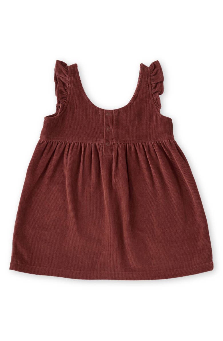 Pehr Organic Cotton Corduroy Pinafore Dress, Alternate, color, Mulberry