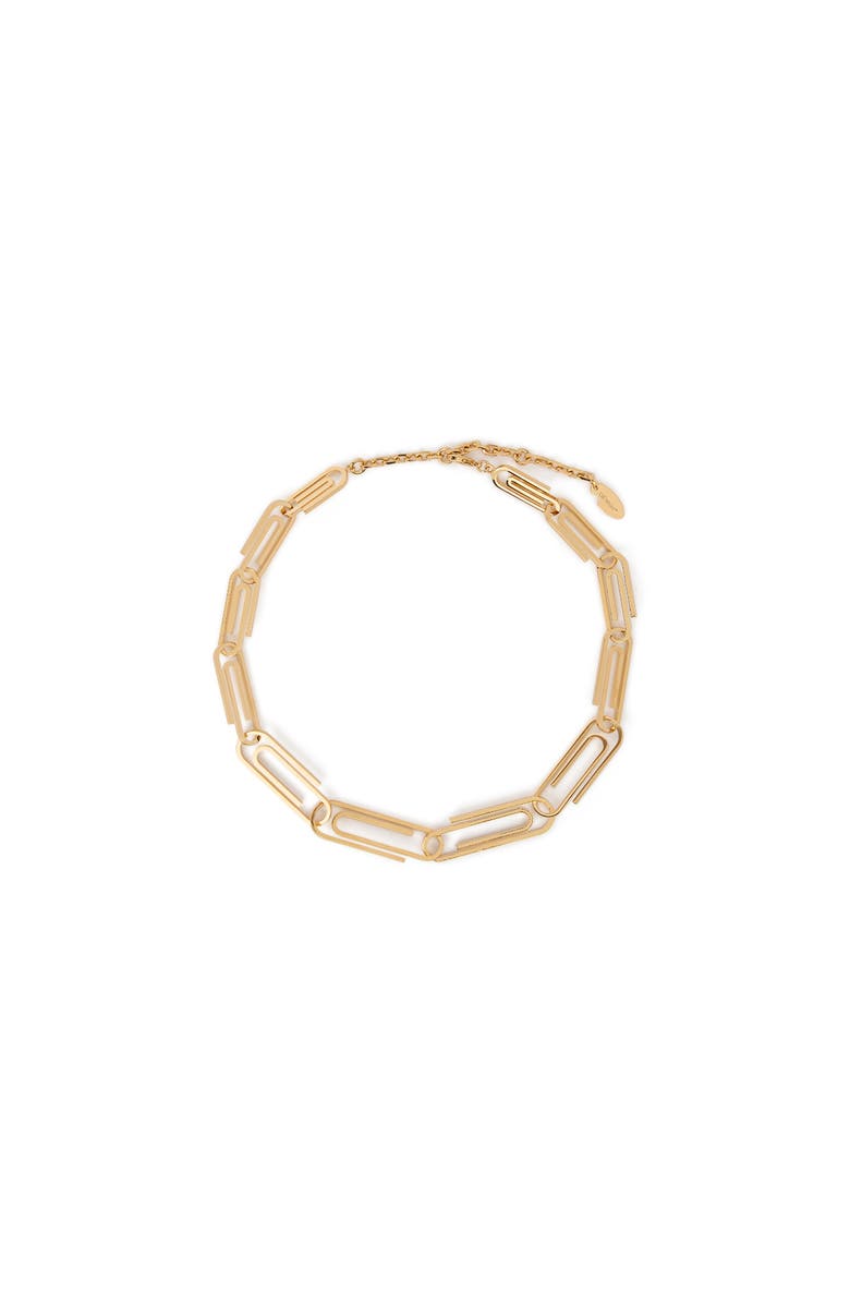 OFF WHITE Women's Paperclip Chain Necklace, Main, color, Gold