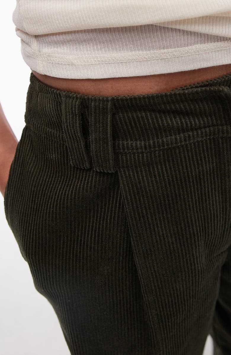 Topshop Corduroy Ankle Pants, Alternate, color,