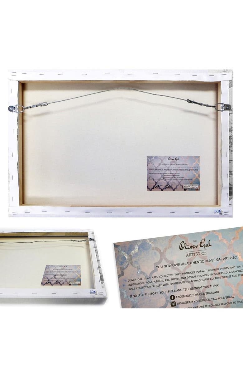 Oliver Gal Head & Heels Canvas Wall Art, Alternate, color,