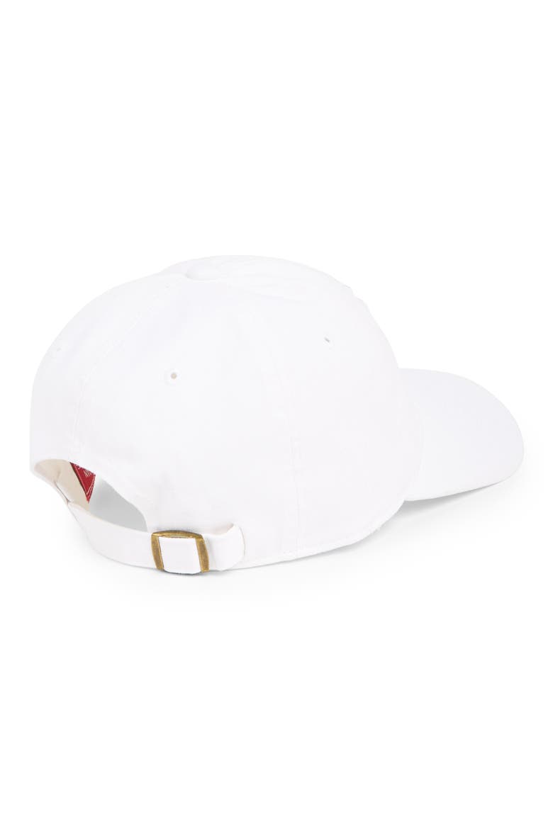 New York Embroidered Tonal Ballpark Hat, Alternate, color, WHITE