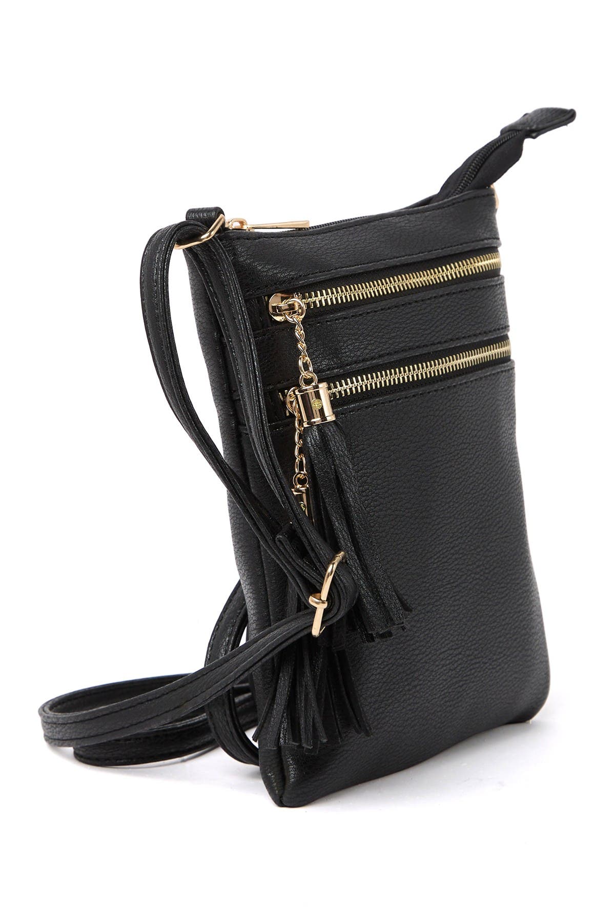 Emperia Double Zip Leather Crossbody Bag (Women) | Nordstromrack