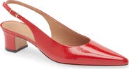 Mansur Gavriel Pointed Toe Slingback Pump