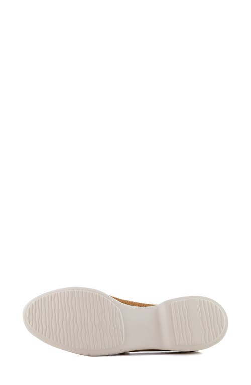 Marc Joseph New York Bayview Lane Perforated Loafer In Orange
