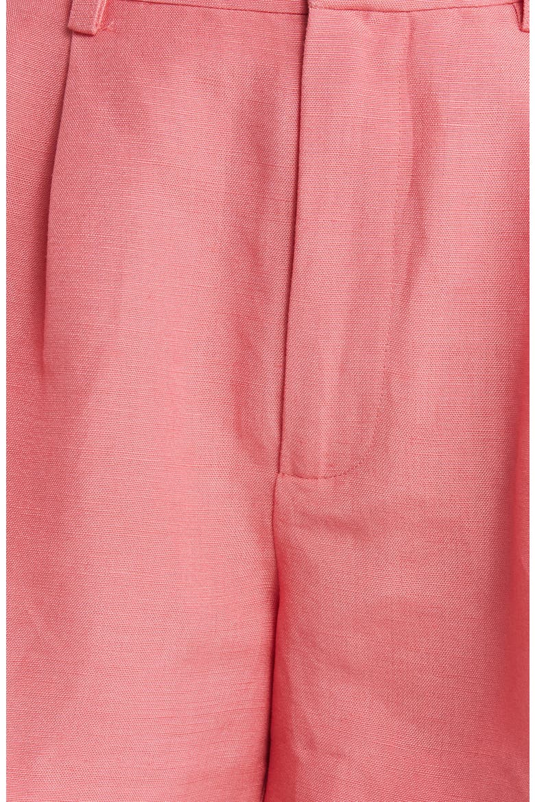 Andie Linen Blend Shorts, Alternate, color, DUSTY BUBBLEGUM