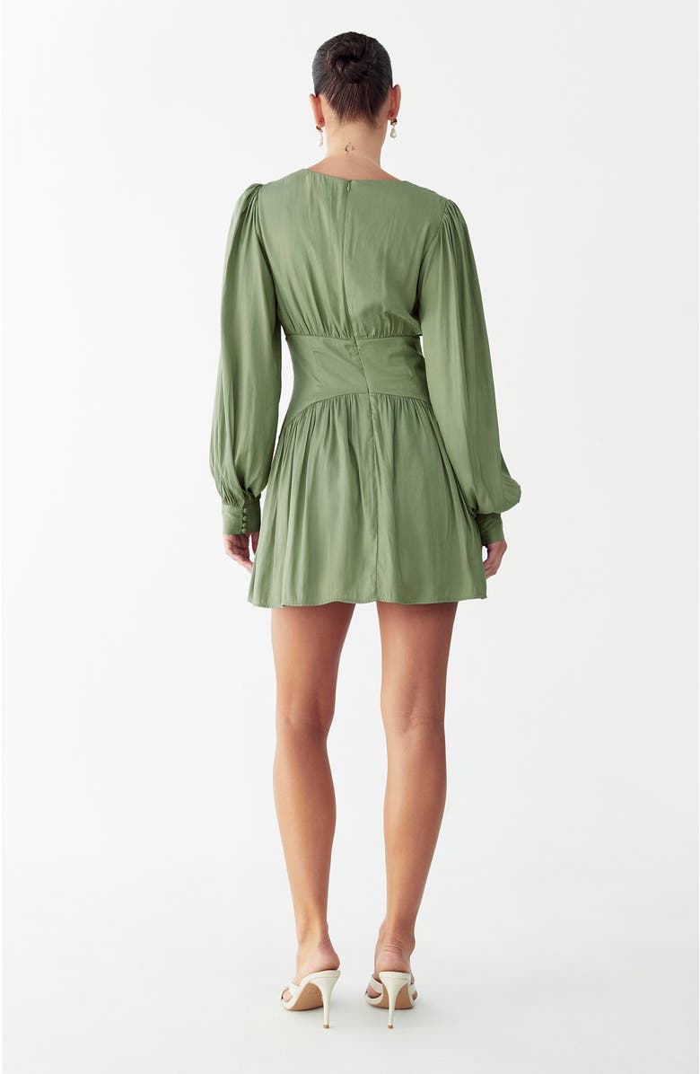 WILLA Izzy Mini Dress, Alternate, color, Sage Green