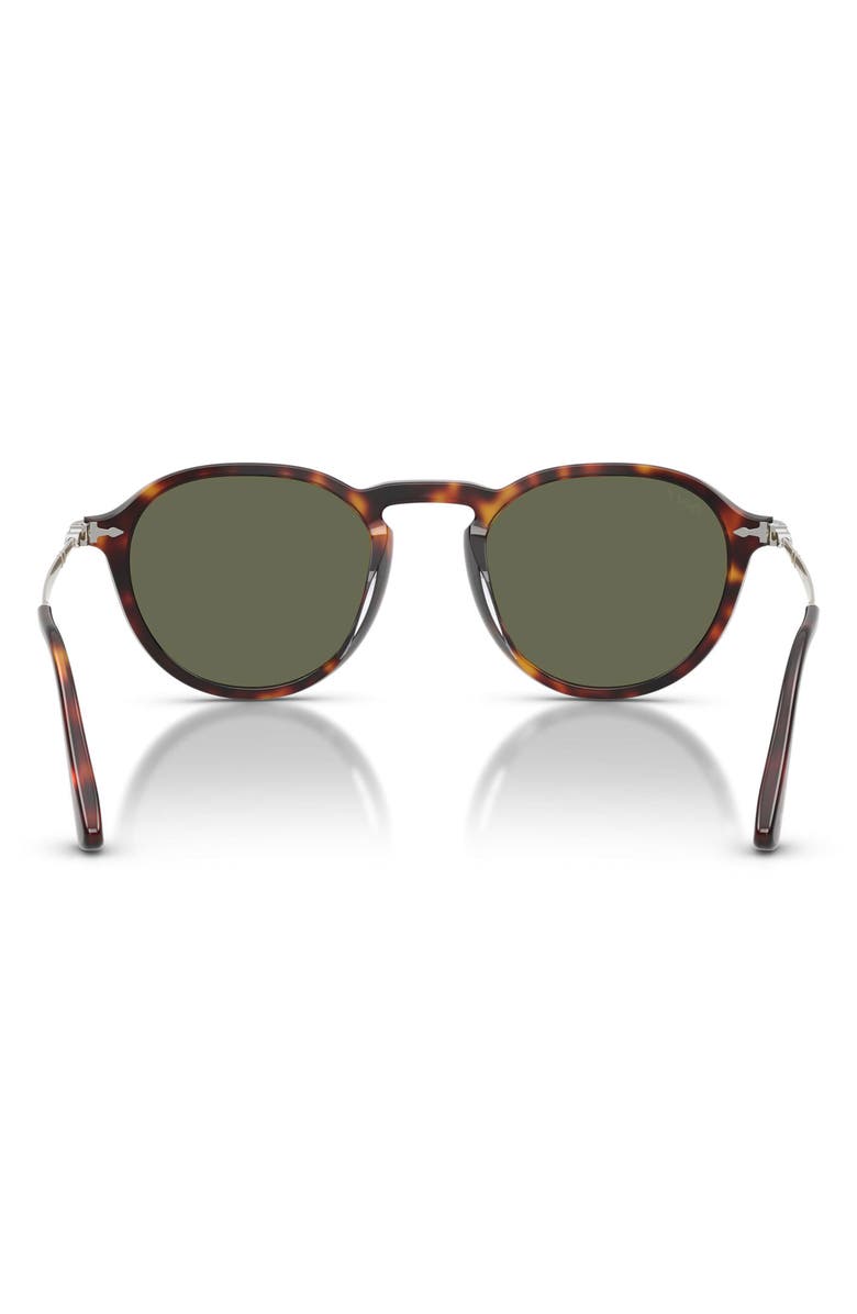 Persol 54mm Polarized Phantos Sunglasses, Alternate, color, Havana / Polar Green