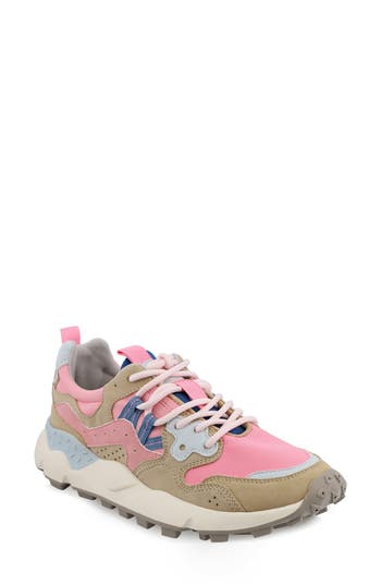 Mia Field Sneaker In Pink Multi