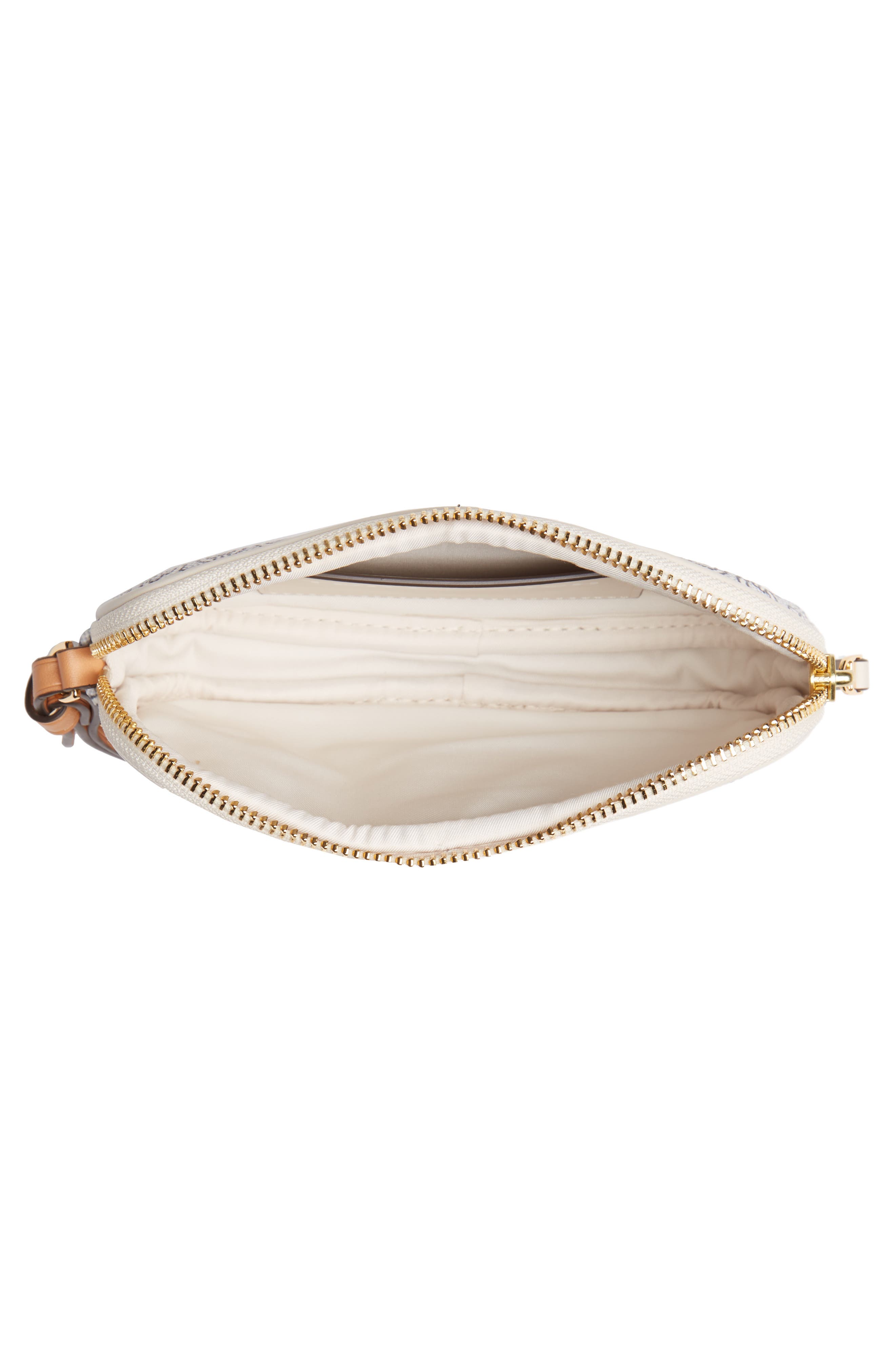 Gemini Link Canvas Wristlet, Alternate, color, NEW IVORY GEMINI LINK