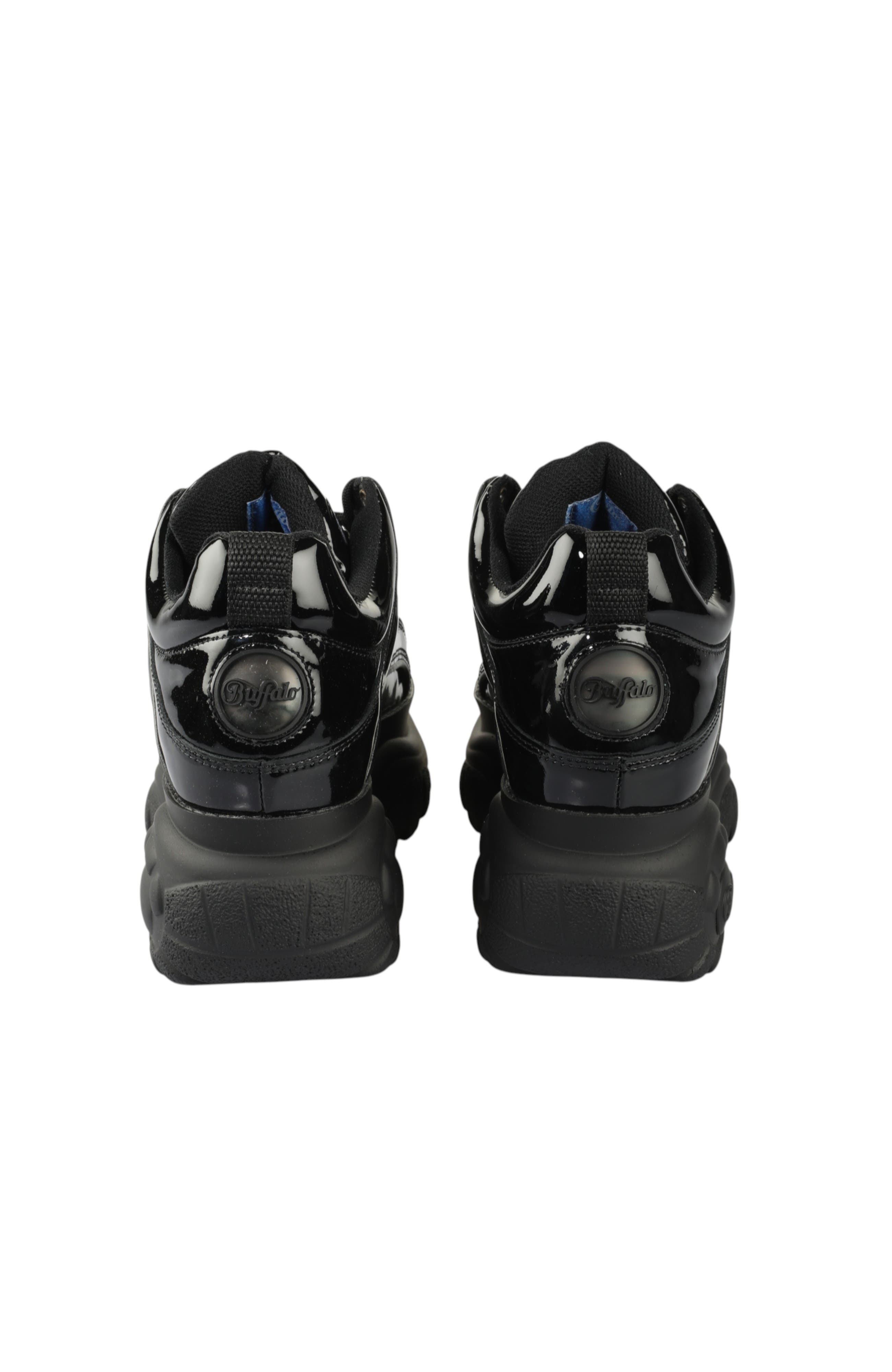 Buffalo Boots Classic Low Patent Leather Sneaker, Alternate, color, Black