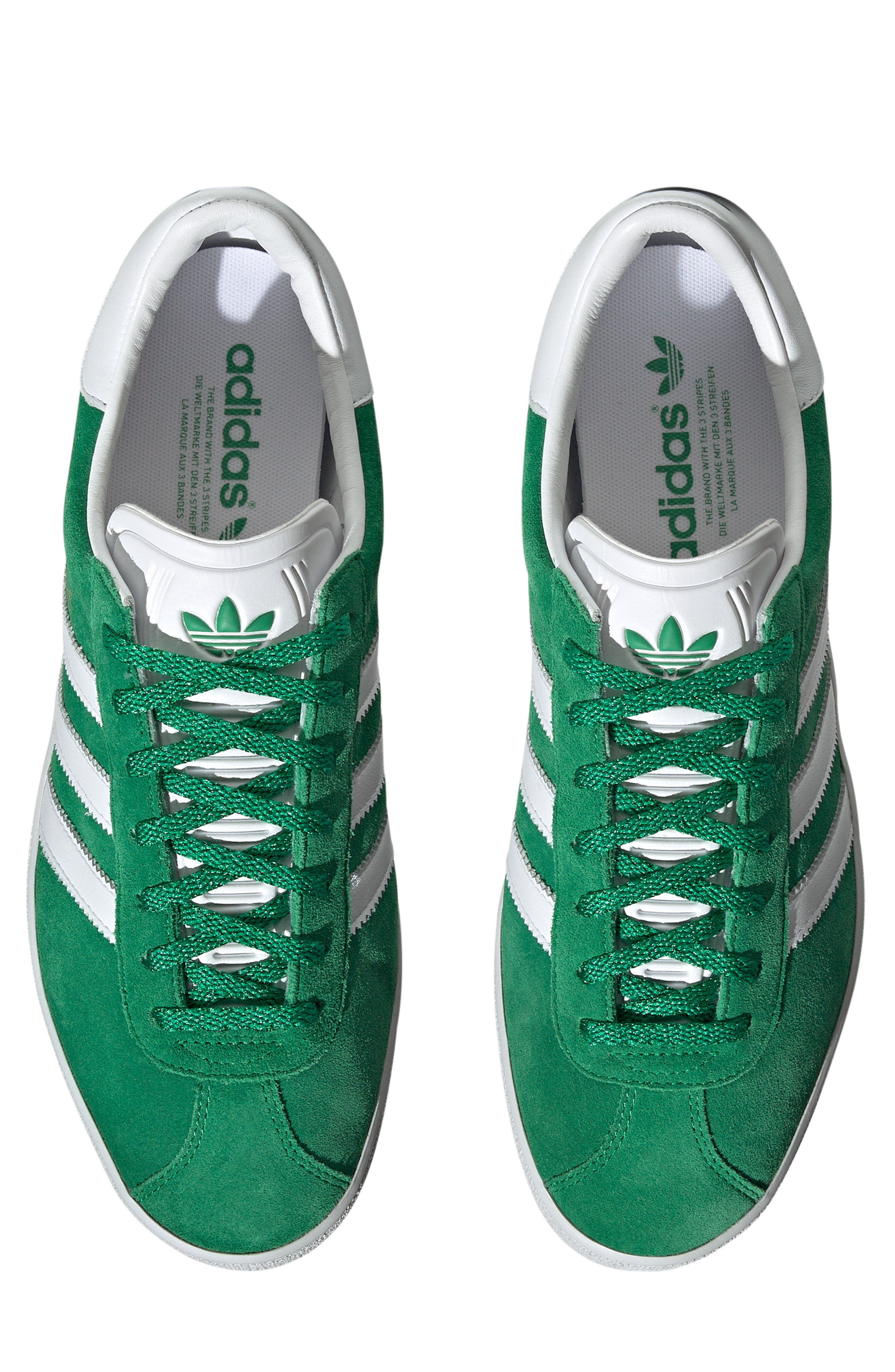 Gazelle 85 Sneaker, Alternate, color, GREEN/ FTWR WHITE/ GOLD MET.