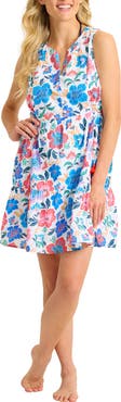 Tommy Bahama Tropi Floral Tiered Cover-Up Dress