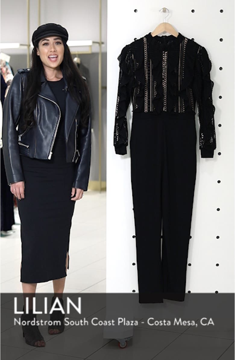 Patricia Lace Bodice Jumpsuit, sales video thumbnail