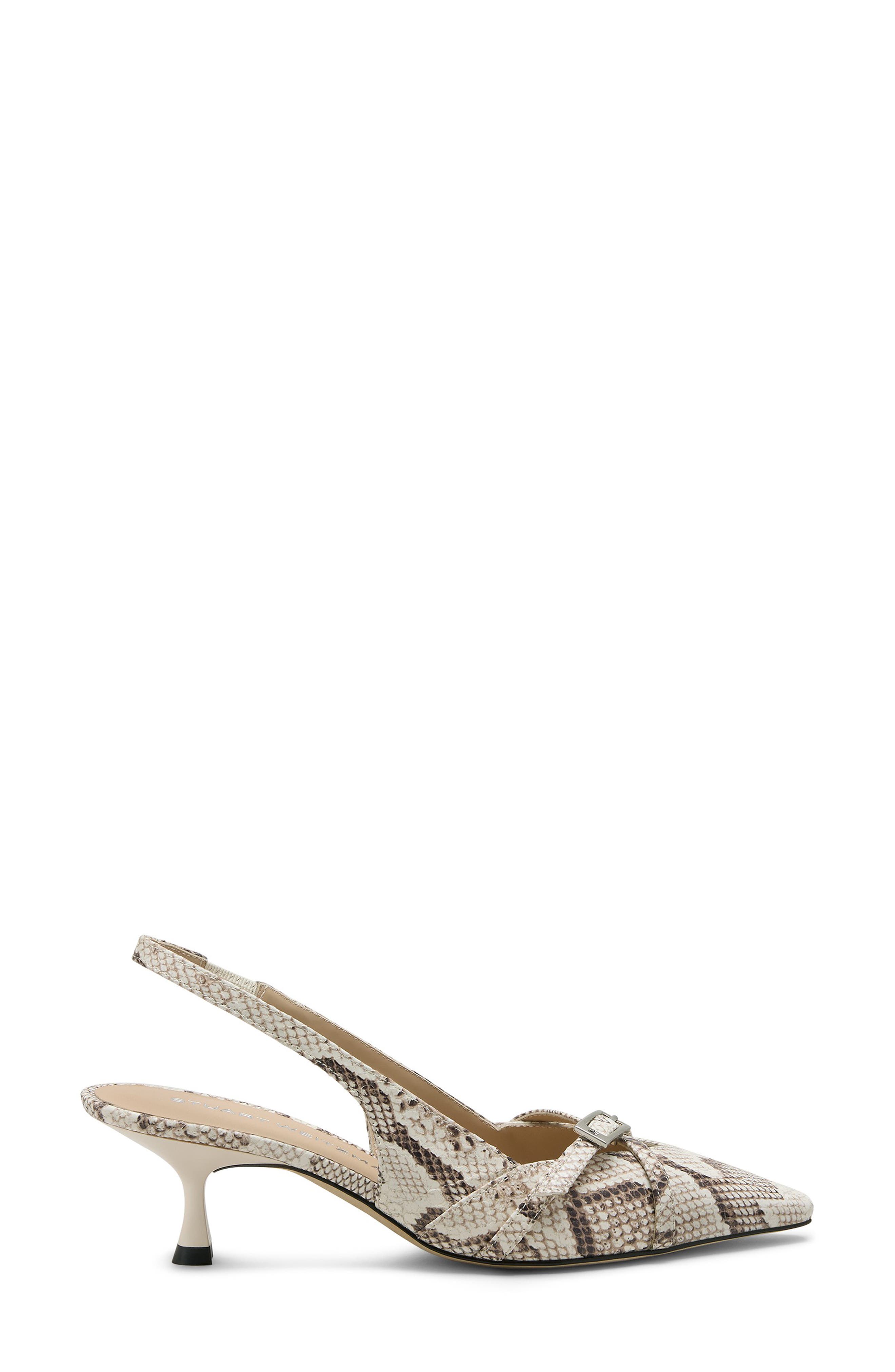 Georgie Kitten Heel Slingback Pump - image 4