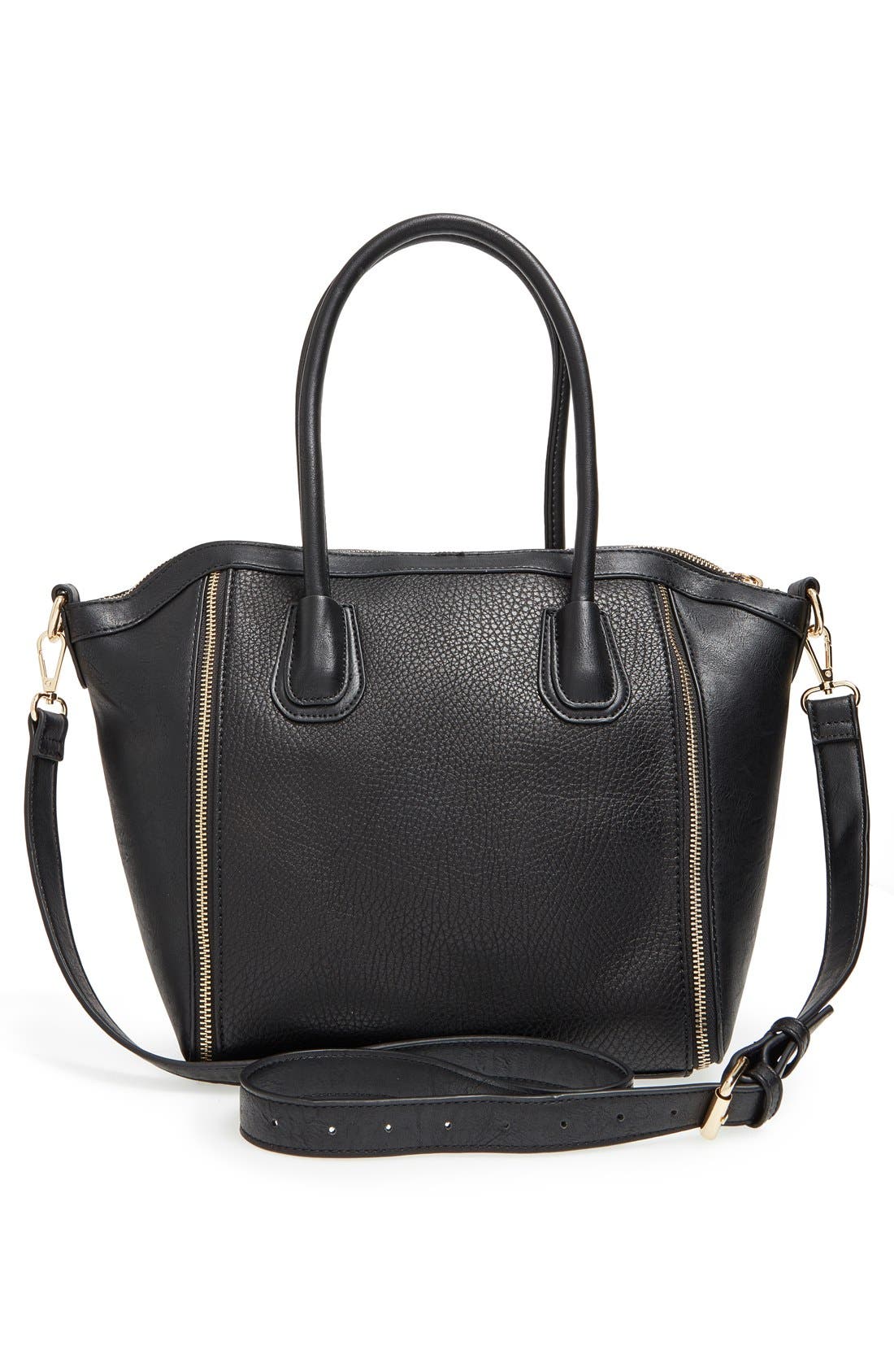 Sole Society 'Kaylen' Faux Leather Crossbody Satchel, Alternate, color, 