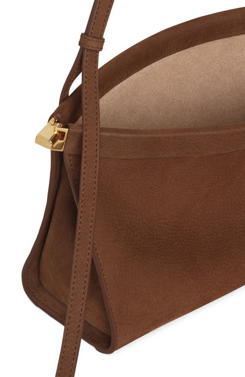 Alaïa Womens Terre D Ombre East West Magnetic-frame Leather Shoulder Bag In Terre Dombre