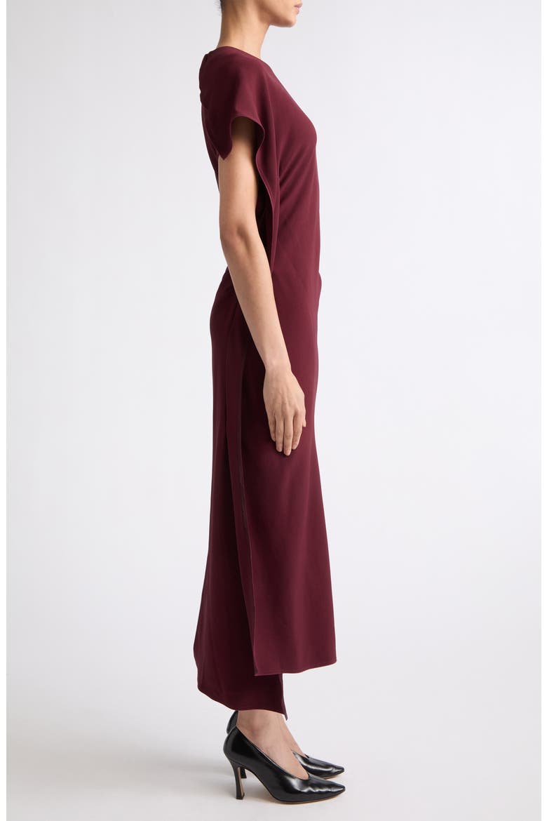 Victoria Midi Dress, Alternate, color, CINNABAR RED