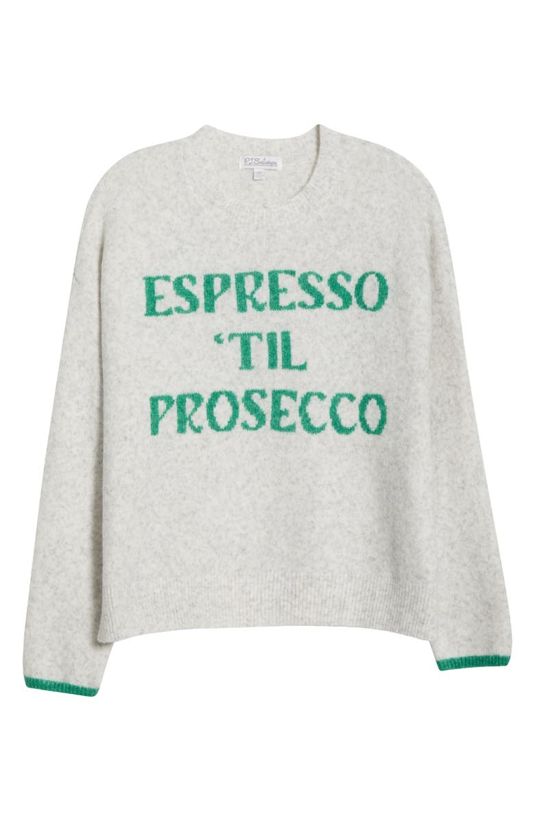 PJ Salvage Oversize Lounge Sweater, Alternate, color, Heather Cloud