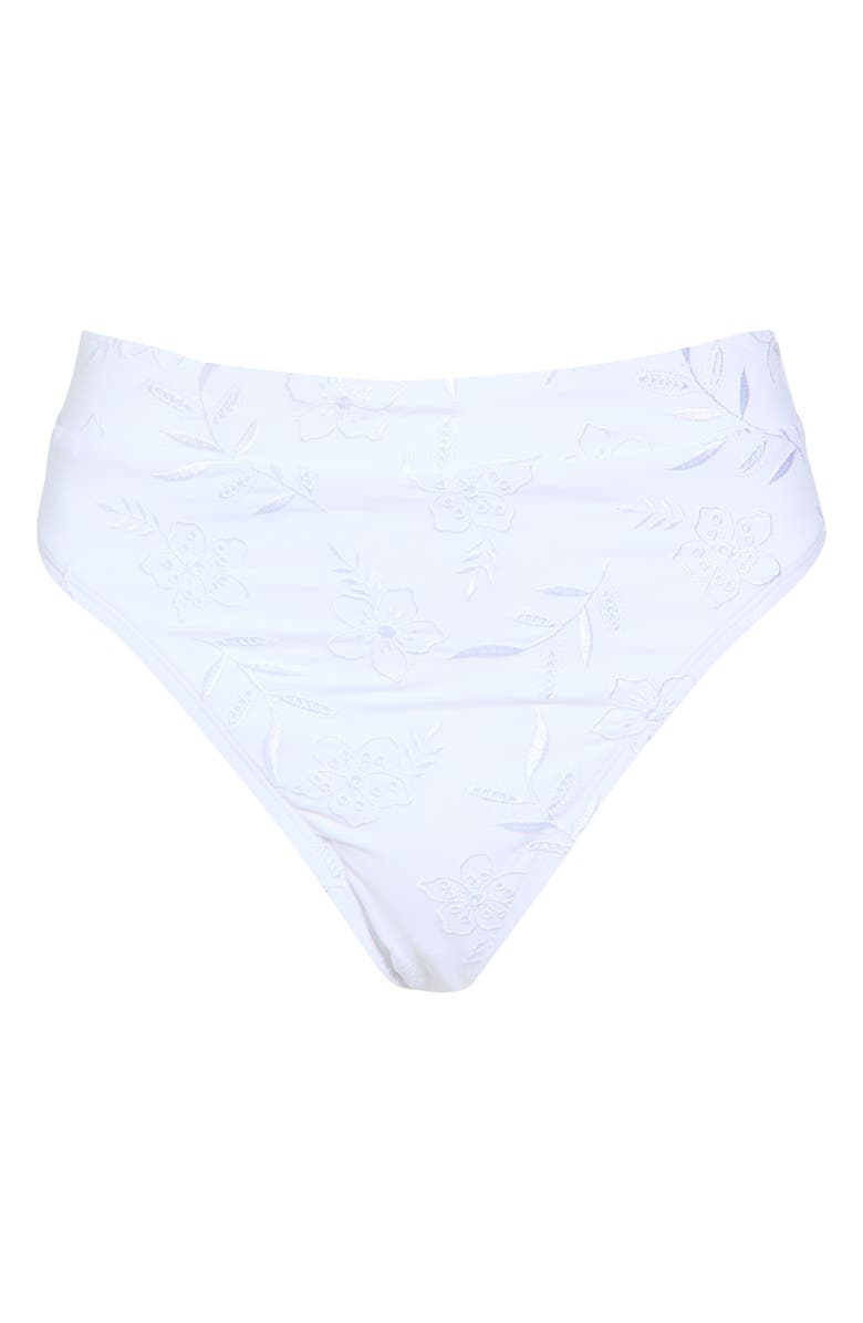 Tommy Bahama Eyelet Hideaway High Waist Bikini Bottoms, Alternate, color,