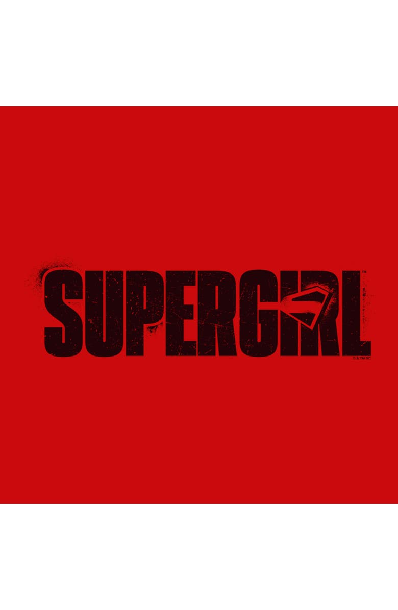 Supergirl Boy's Supergirl New Spray Logo  Graphic T-Shirt, Alternate, color, Red