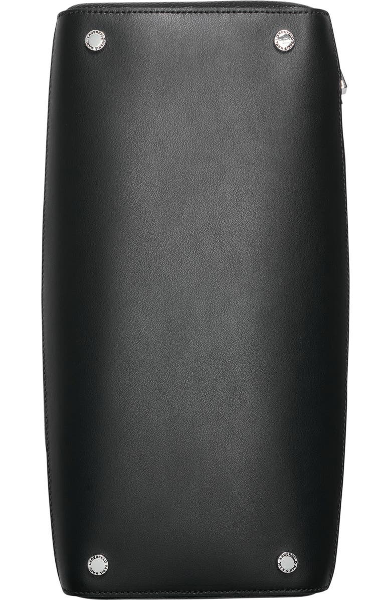 KARL LAGERFELD PARIS Lunette Hobo Leather Bag, Alternate, color,