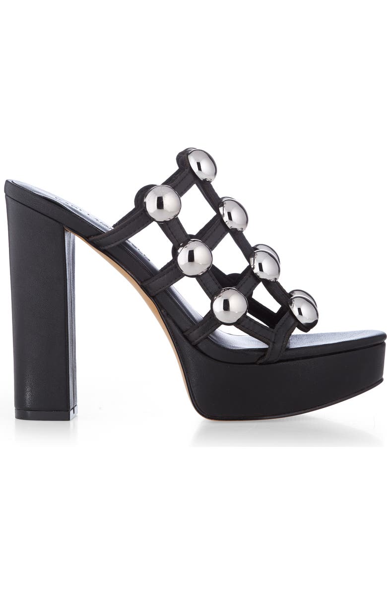 KARL LAGERFELD PARIS Addica Studded Platform Sandal, Alternate, color,