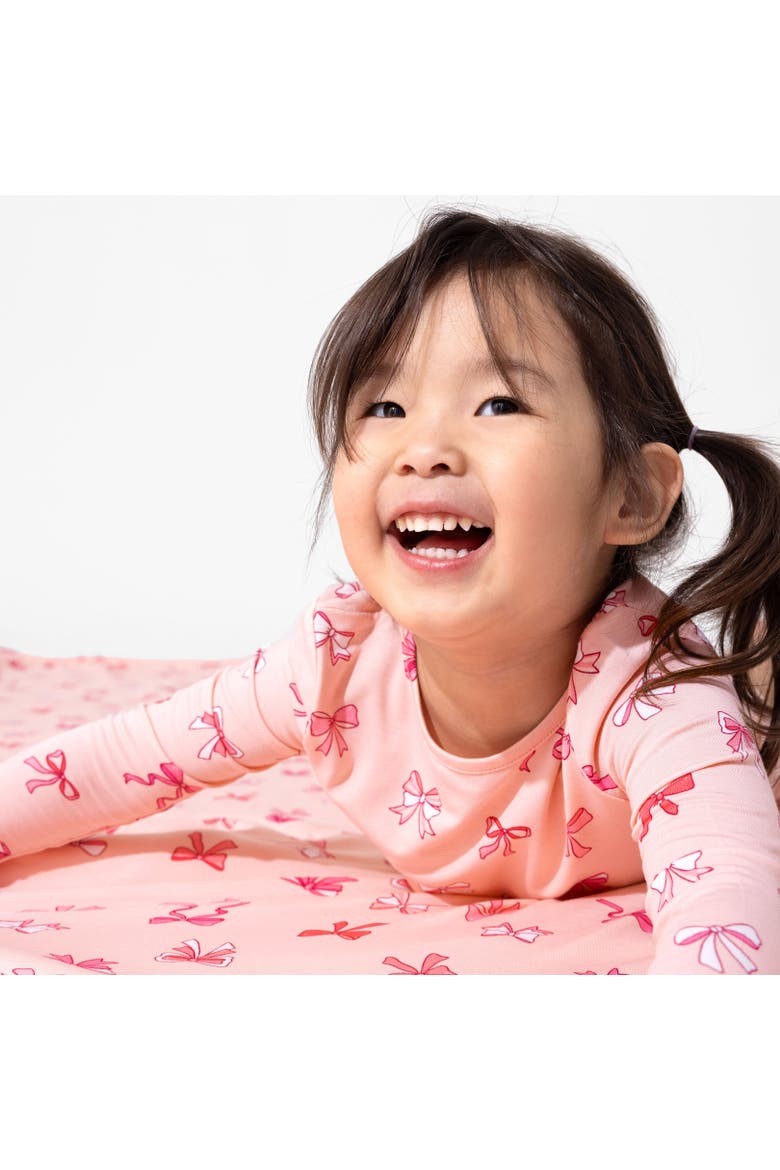 Kids' Take A Bow Long Sleeve Dress (Toddler, Little Kid & Big Kid), Alternate, color, Take A Bow