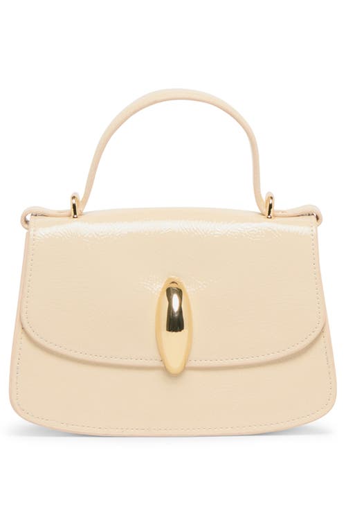 Dolce Vita Lucia Faux Leather Top Handle Bag In White