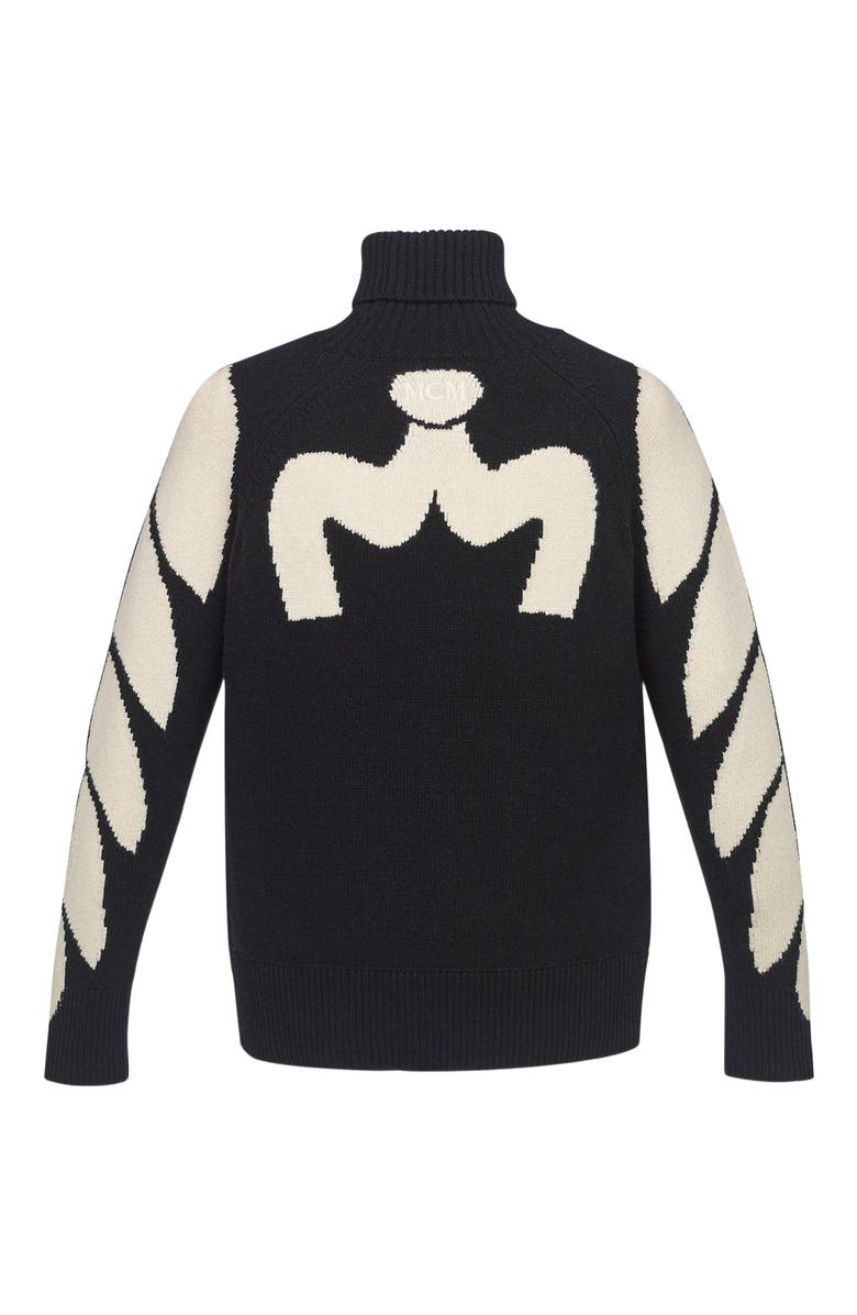 MCM Laurel Turtleneck Sweater, Alternate, color, Laurel