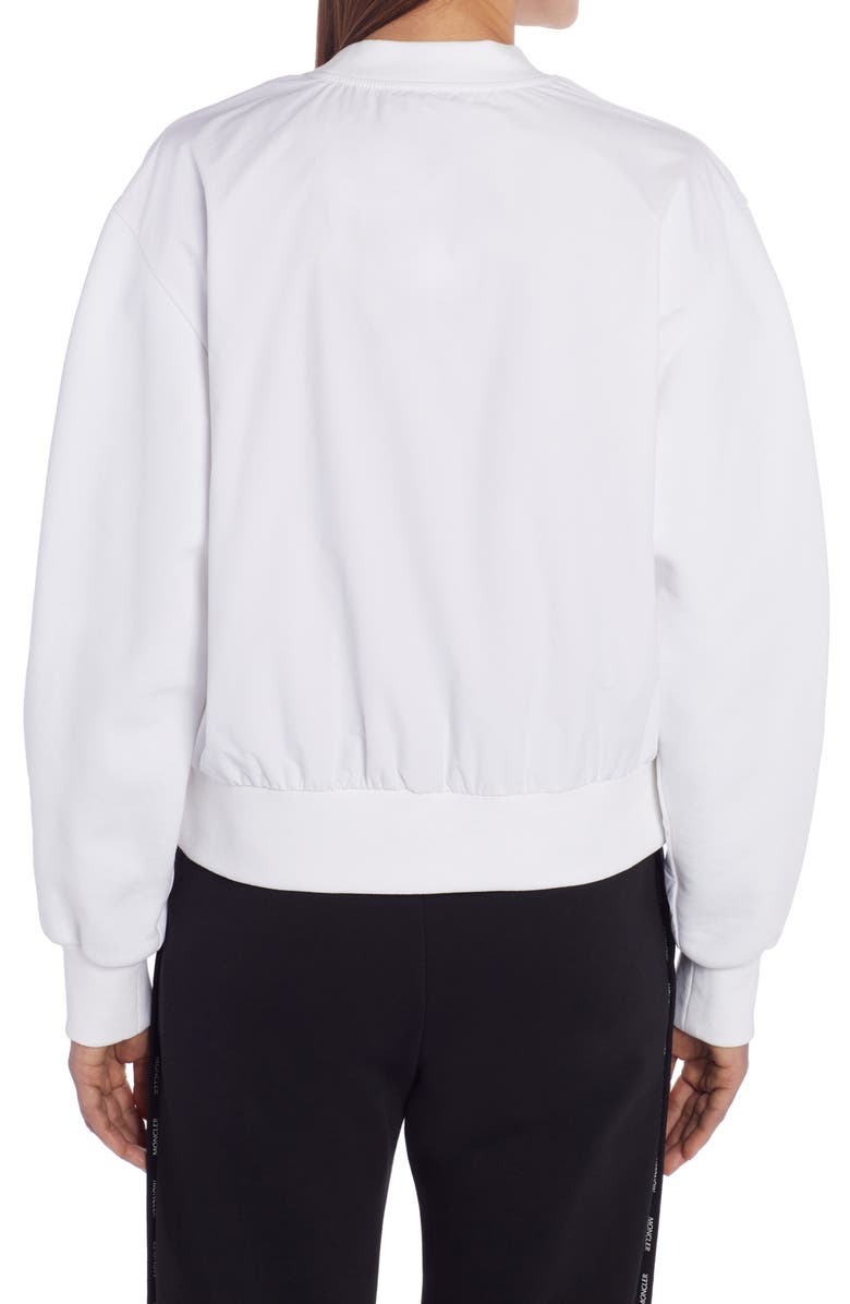 Moncler Logo Graphic Sweatshirt, Alternate, color, 