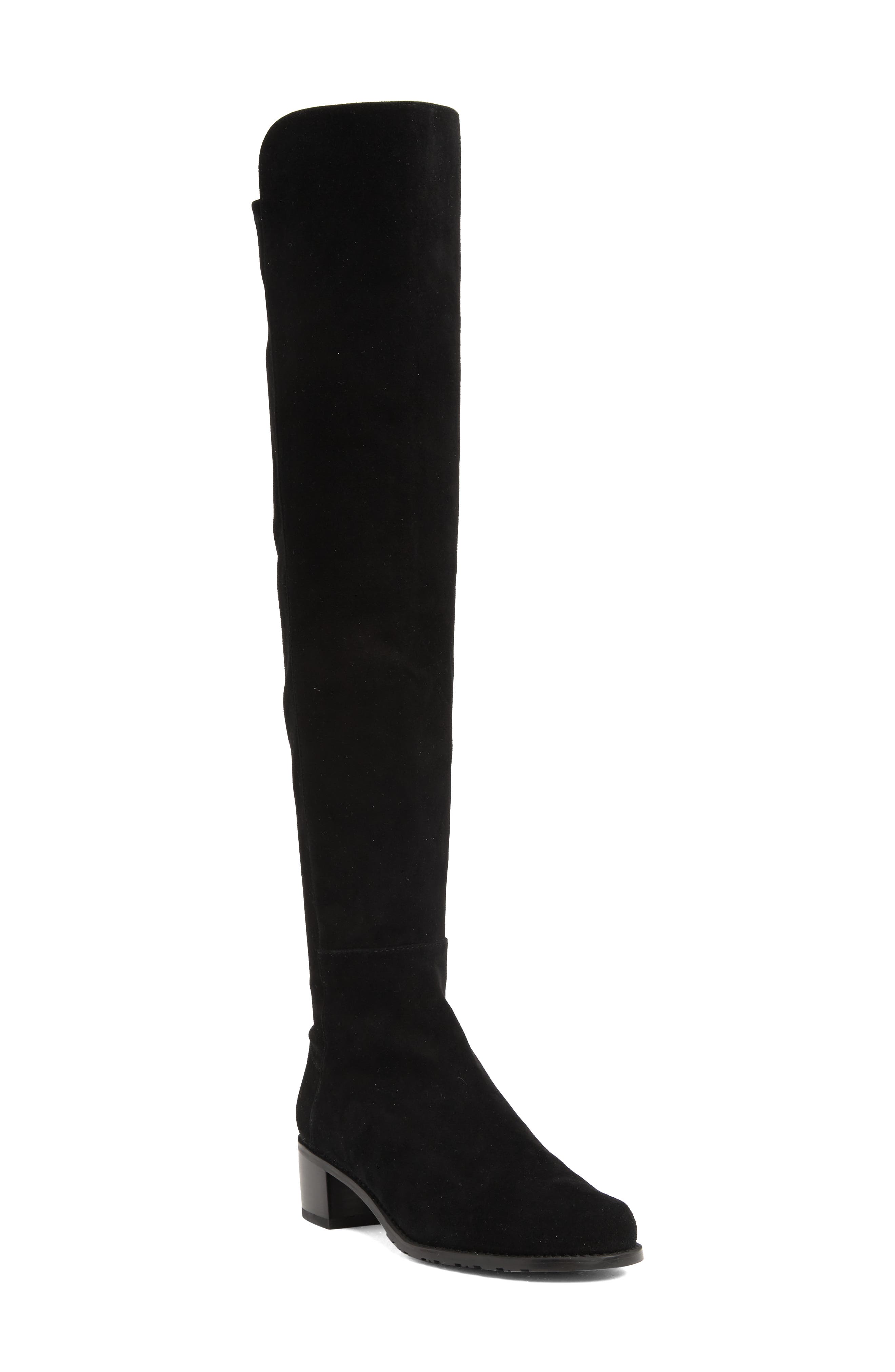 Stuart Weitzman Allserve Suede Over-the-Knee Boot - Multiple Widths Available, Main, color, 
