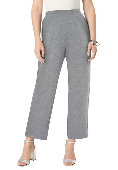 Soft Knit Straight Leg Capri Pant