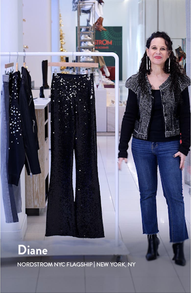 Sequin Flared Leggings, sales video thumbnail