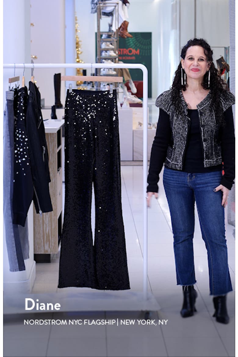 Sequin Flared Leggings video