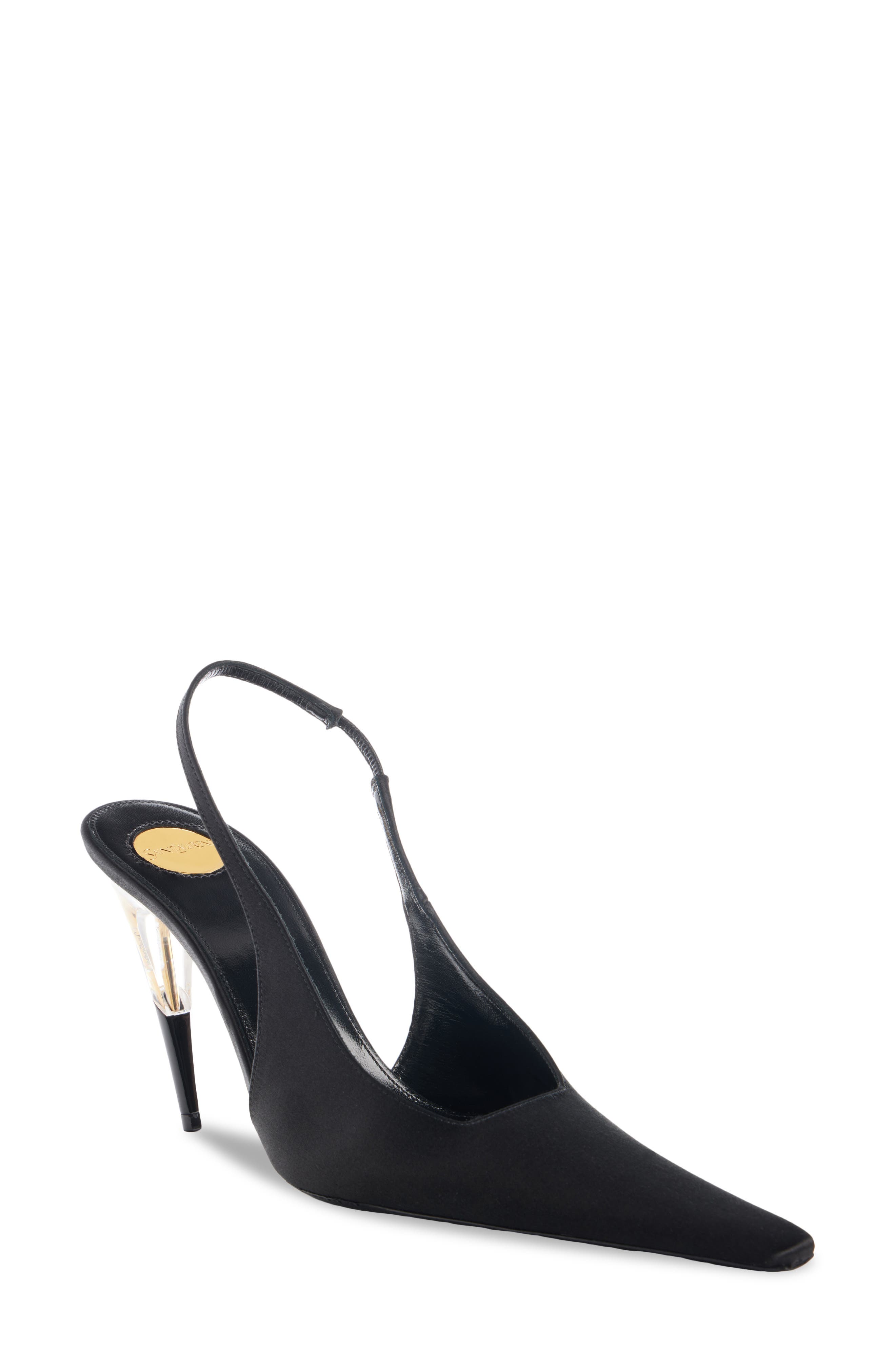Goya Slingback Pump, Main, color, NOIR