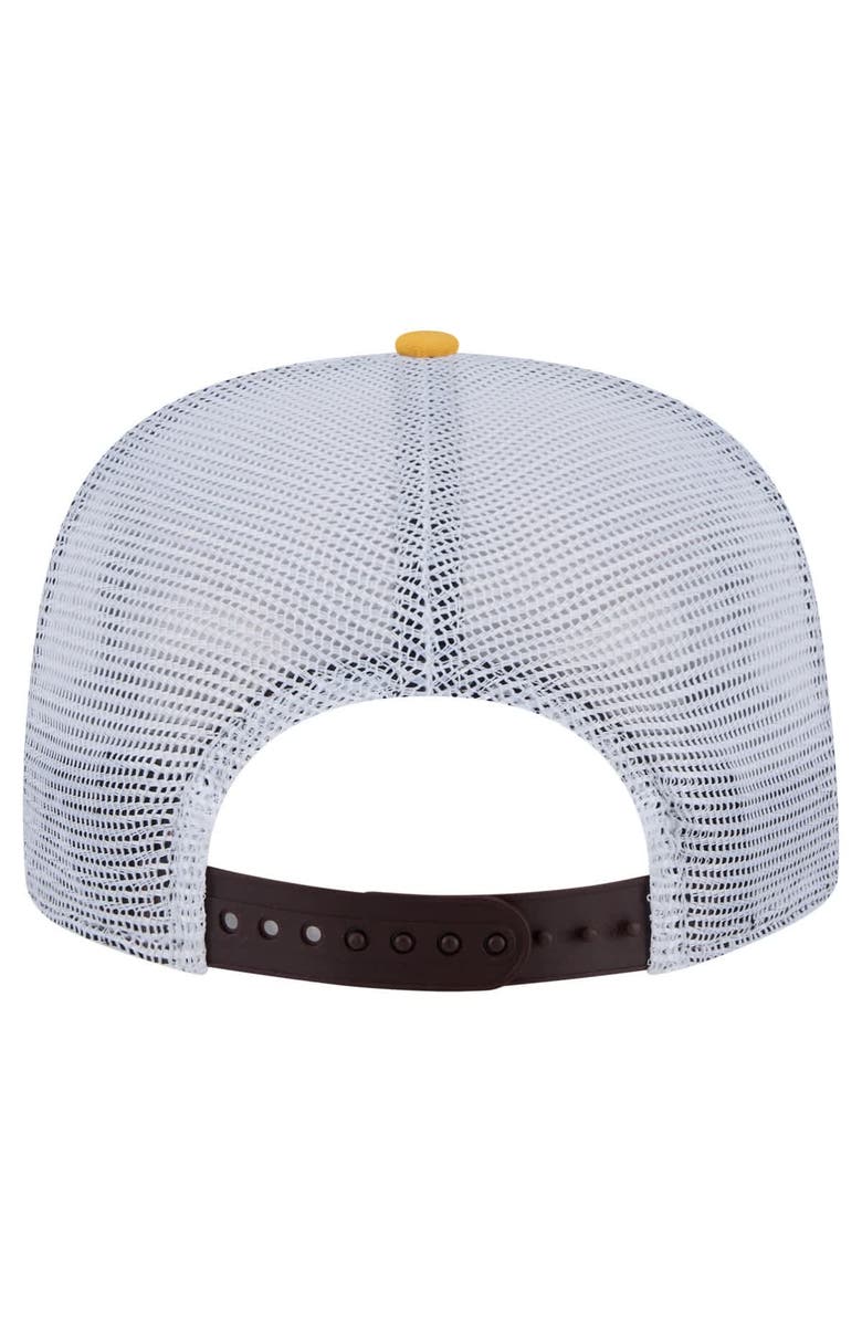 New Era Men's New Era San Diego Padres Tie-Dye Golfer Trucker Adjustable Hat, Alternate, color, Brown