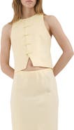 MANGO Toggle Closure Vest