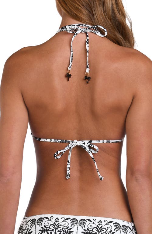 Sunshine 79 Coast Reversible Triangle Bikini Top In White