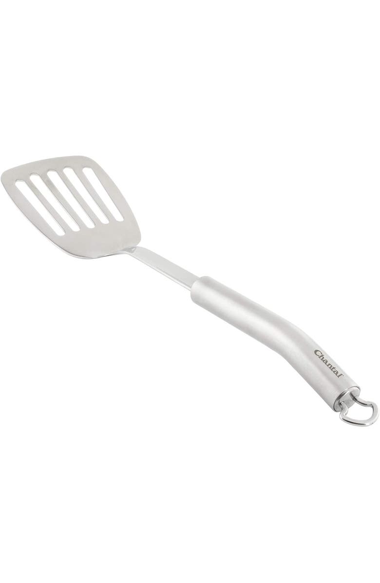 CHANTAL 14-Inch Slotted Turner, Stainless Steel, Main, color, Silver