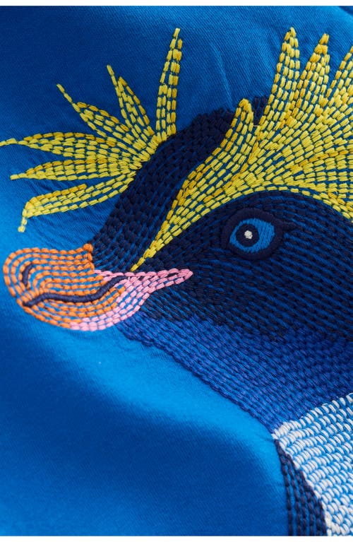 Boden Longsleeve Superstitch T Shirt Directoire Blue Penguin In Blue