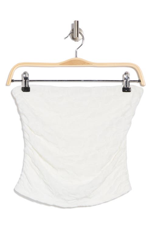 Abound Knit Tube Top In White