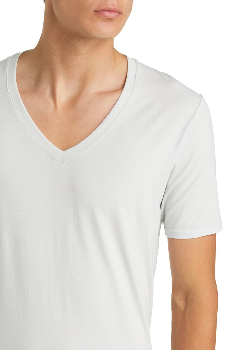 Tommy John Cool Cotton Deep V-Neck Undershirt, Alternate, color,