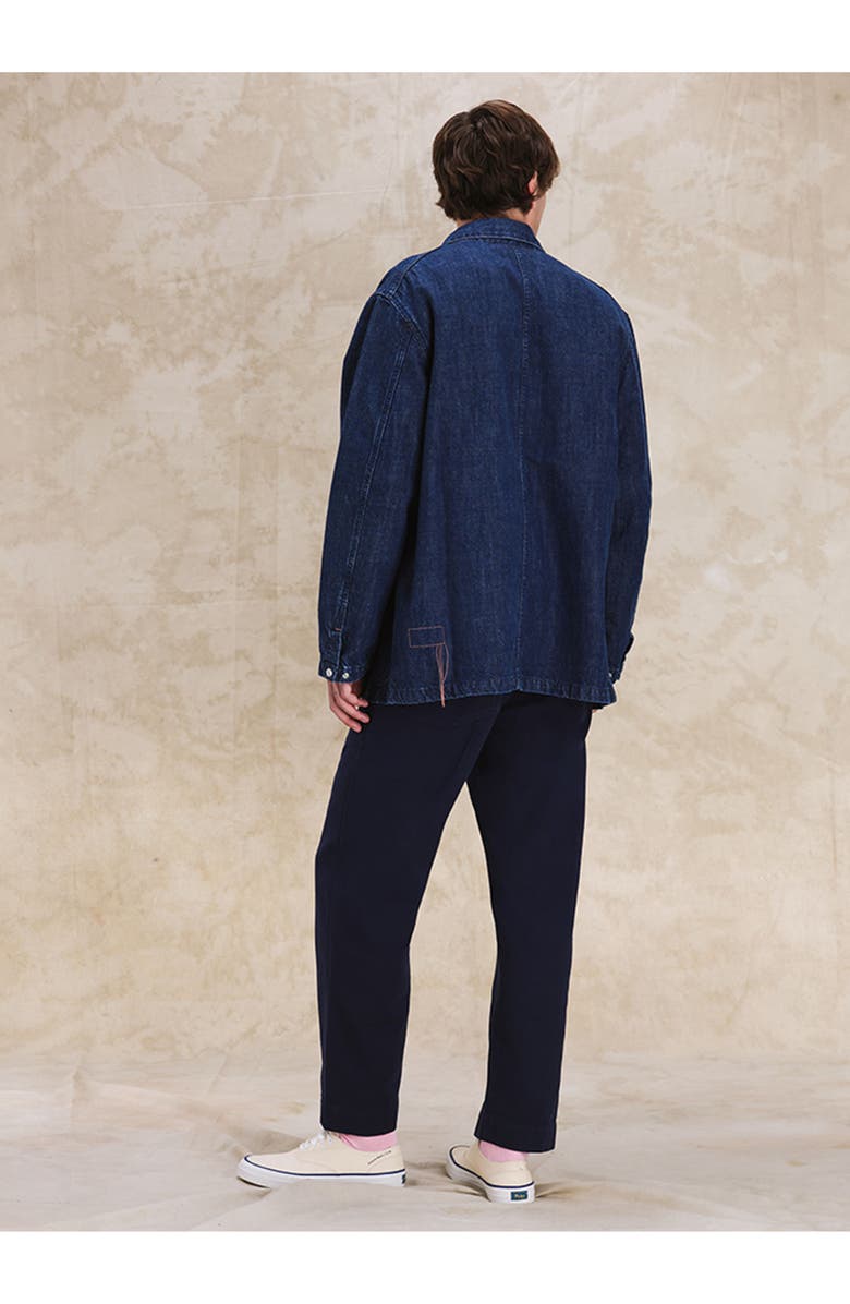 Fortela Blake Indigo Rinse Denim Jacket, Alternate, color, Blue