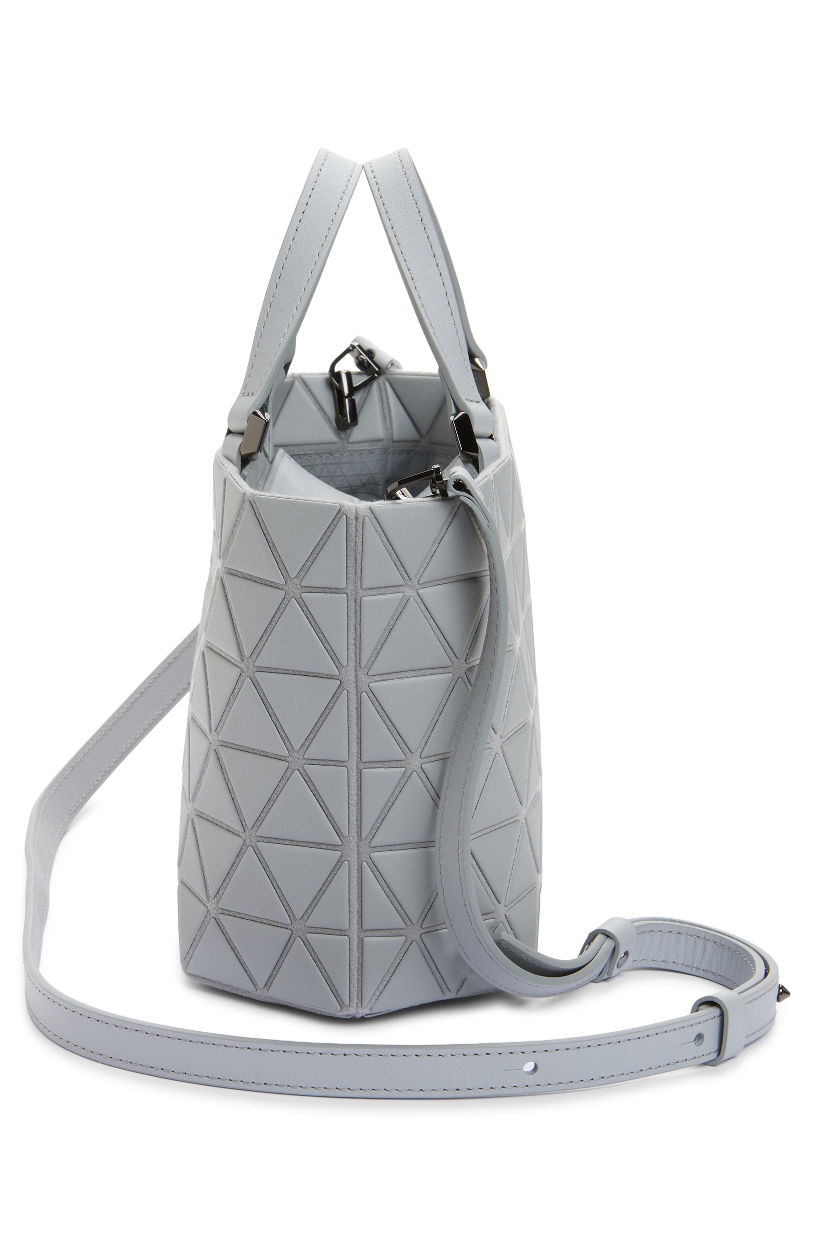 Bao Bao Issey Miyake Crystal Matte Tote, Alternate, color, Light Gray